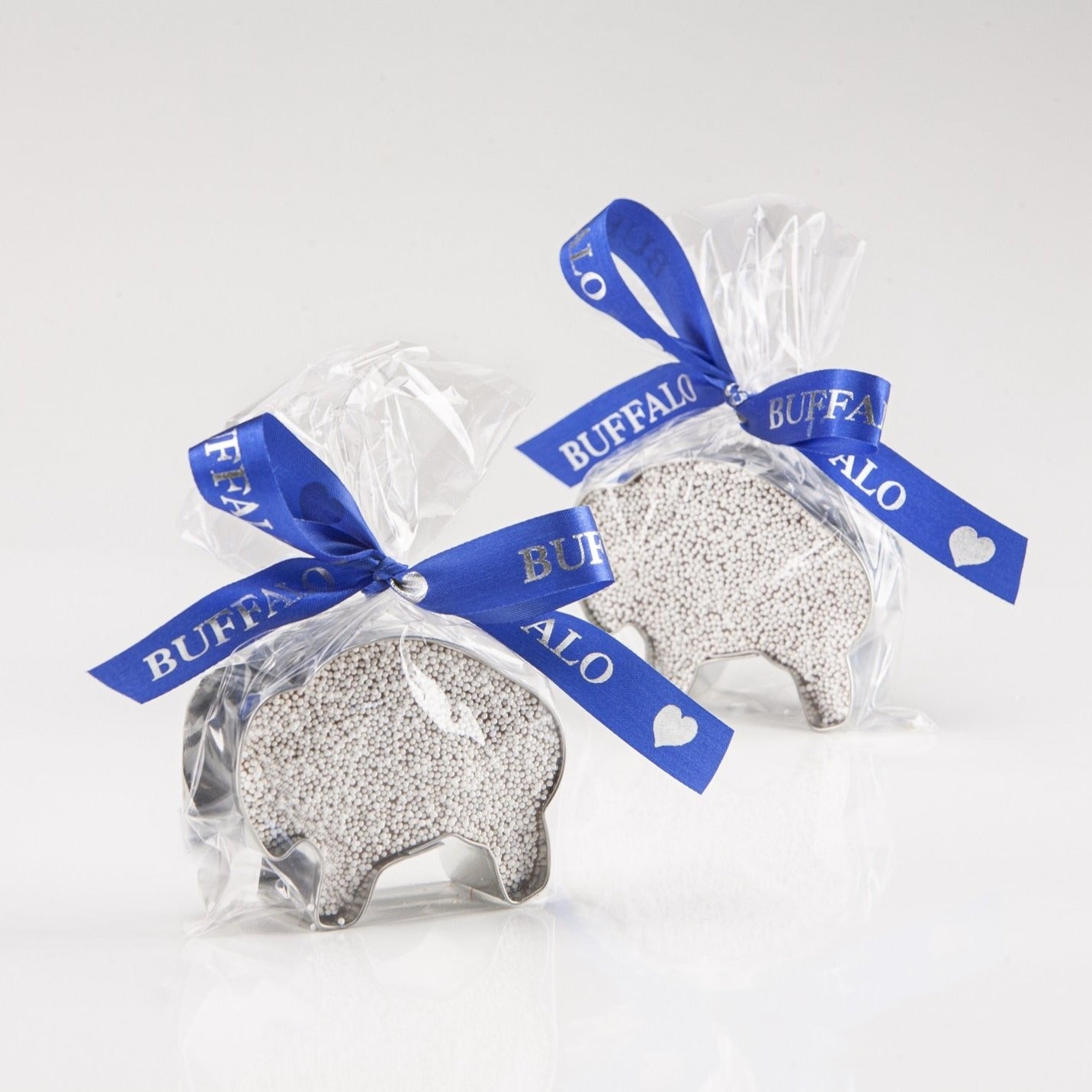 Chocolate buffalo cookie cutter favor