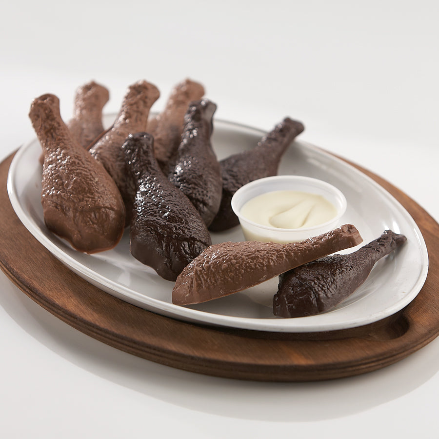 Watson's Chocolates Buffalo Chocolate Wings with white chocolate  dip