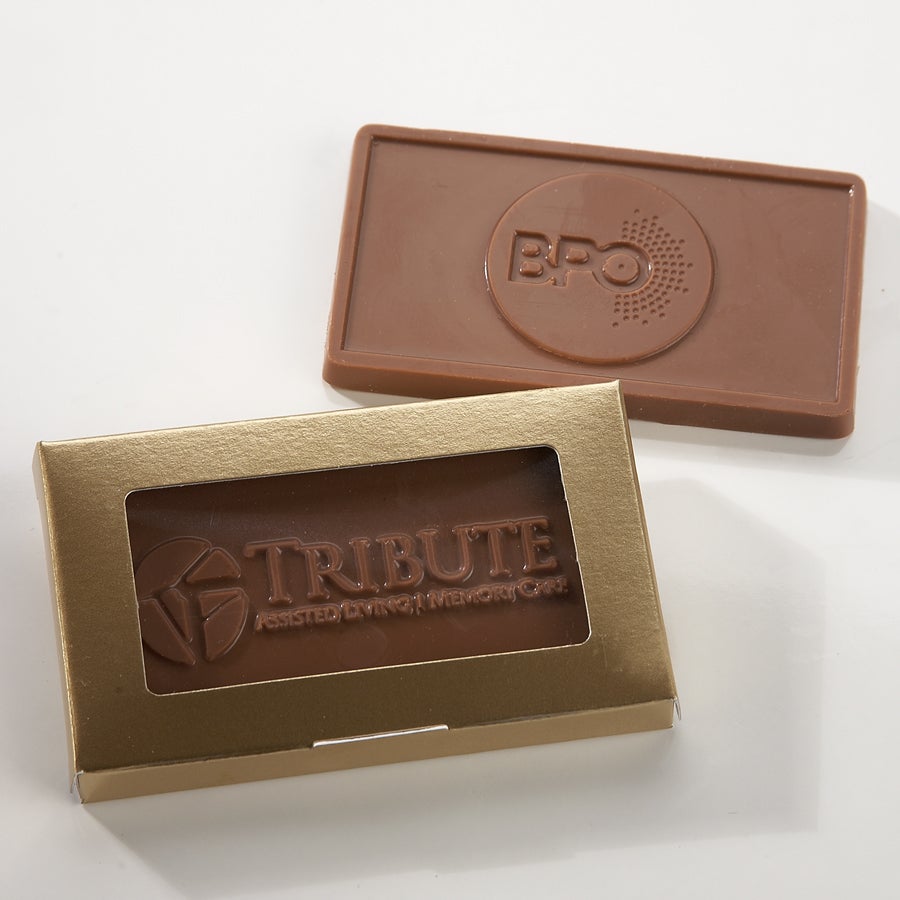Custom chocolate business cards
