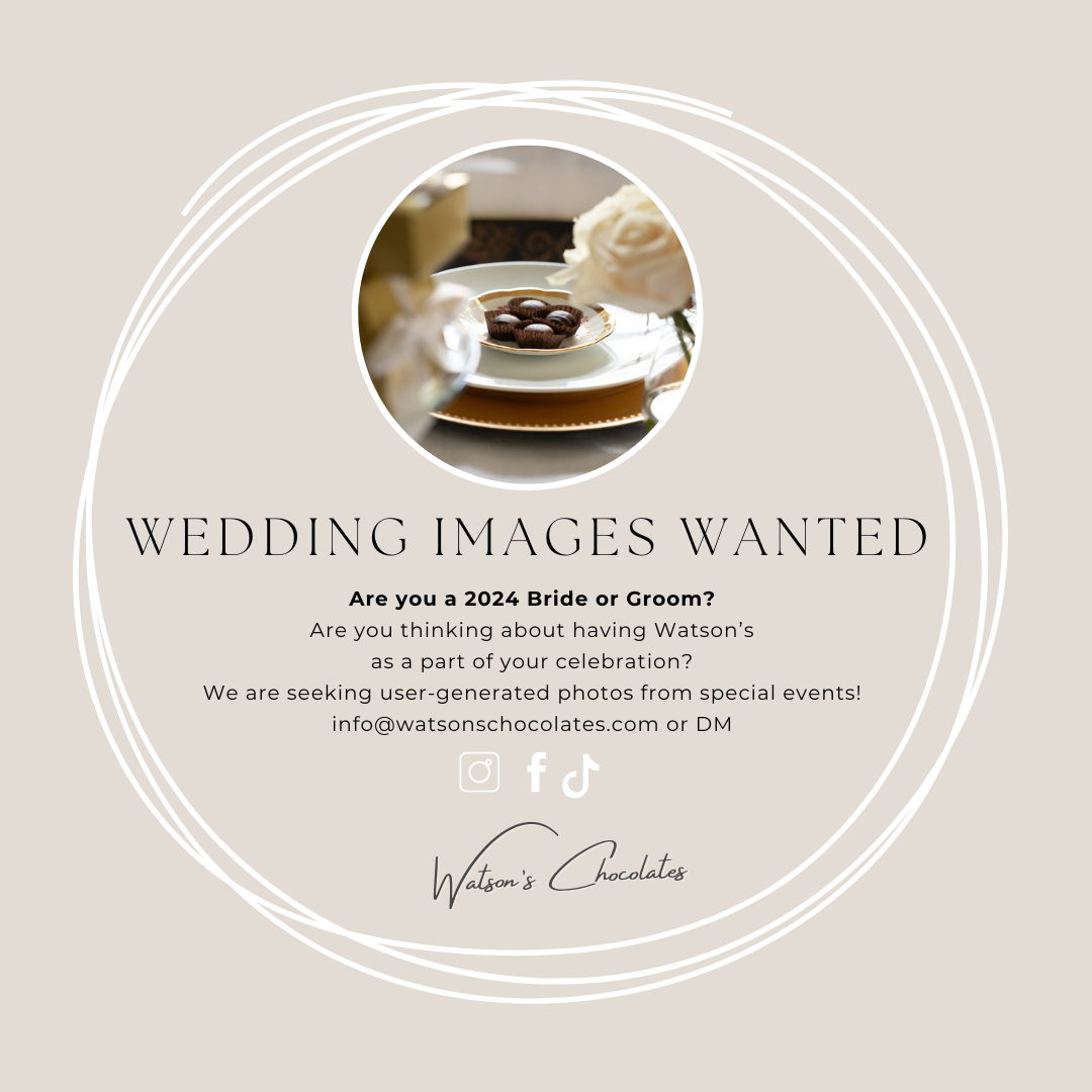 Wedding favors from Watson's Chcolates